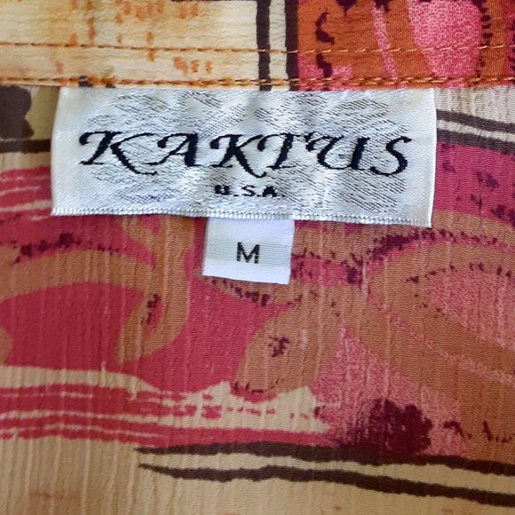 Kaktus Long Sleeve Button Down Top - Picture 5 of 5